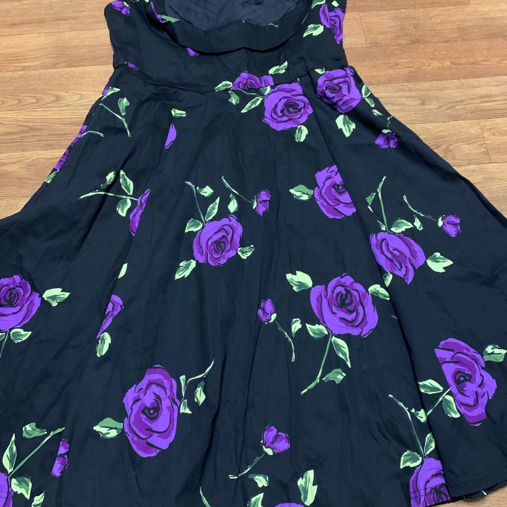 Women’s Oxiuli Black and Purple dress size xxl new with tags - Picture 7 of 15